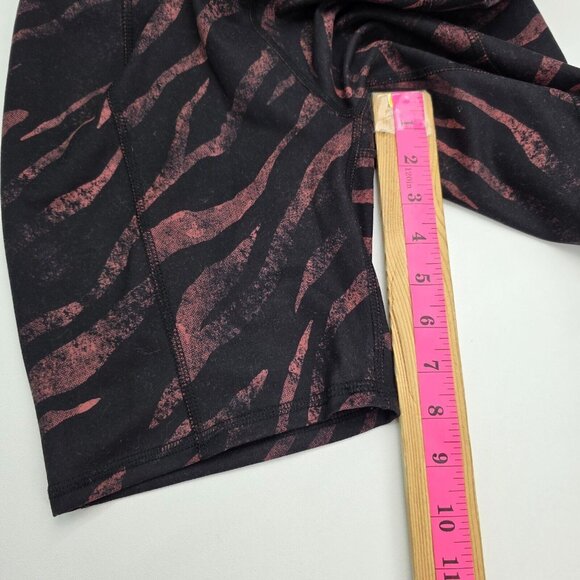 Jessica Simpson Women's Tummy Control Bermuda Short Small Black Mystic Zebra - Picture 13 of 14